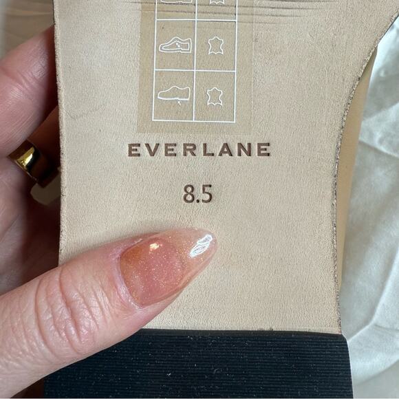 Everlane City Crossover Sandals Taupe Leather Buckle Flat Slide 8.5 NEW w/o Box - Picture 7 of 8